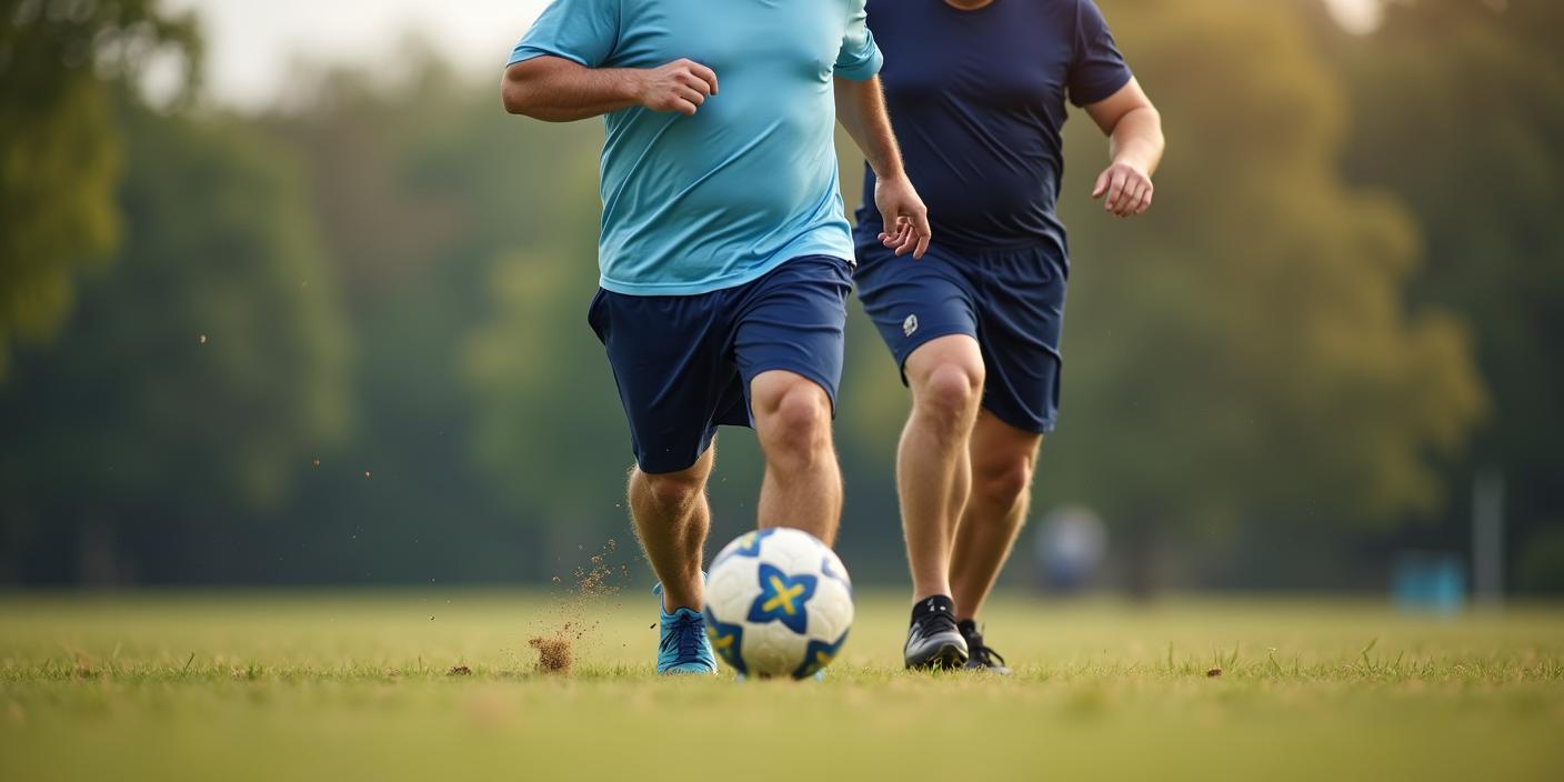 walking football nsw closeup of 2 players (5)